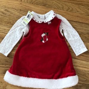 Brand new. Baby girls Christmas dress.